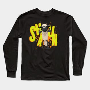 Vintage Shaun Cartoon TV Series The Sheep Long Sleeve T-Shirt